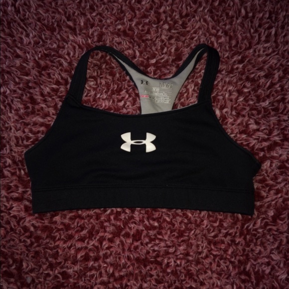 under armour fitted sports bra